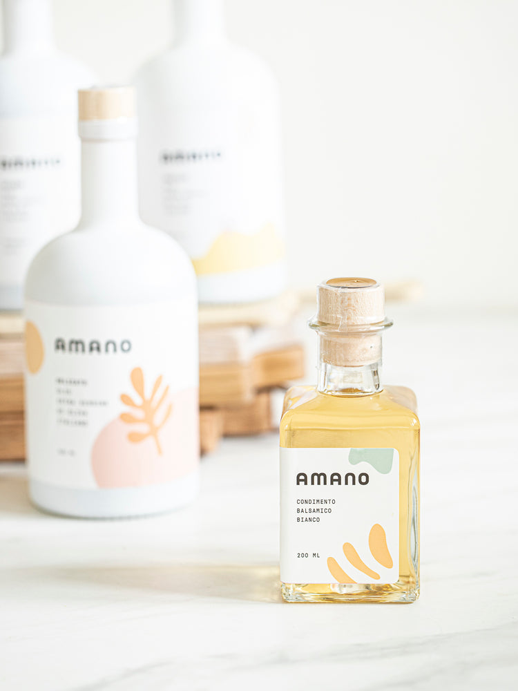 Condimento Balsamico Bianco 200ml - amano